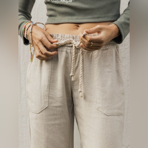 Roxy linen beach pants - Picture 2 of 4
